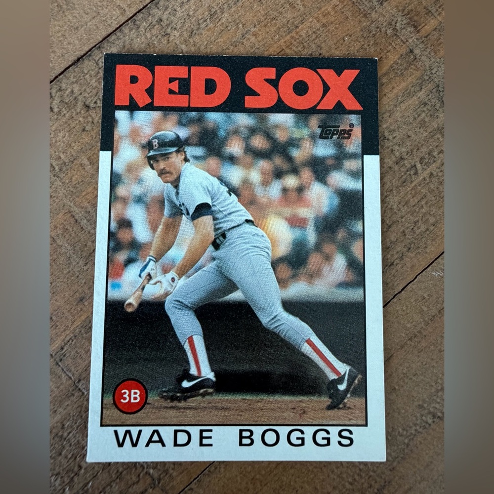 Topps Red Wade Boggs Baseball Cards